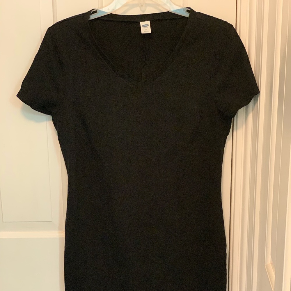 Old Navy - Black T-Shirt Dress - Medium